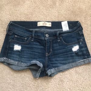 Two pairs of hollister Jean shorts